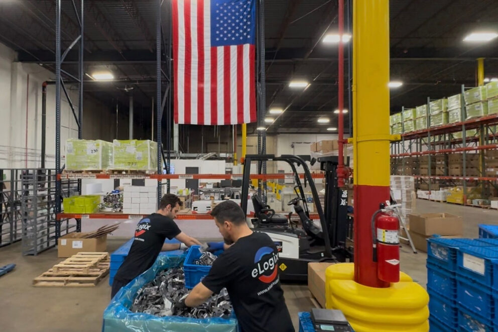 eLogix Warehouse sorting more parts