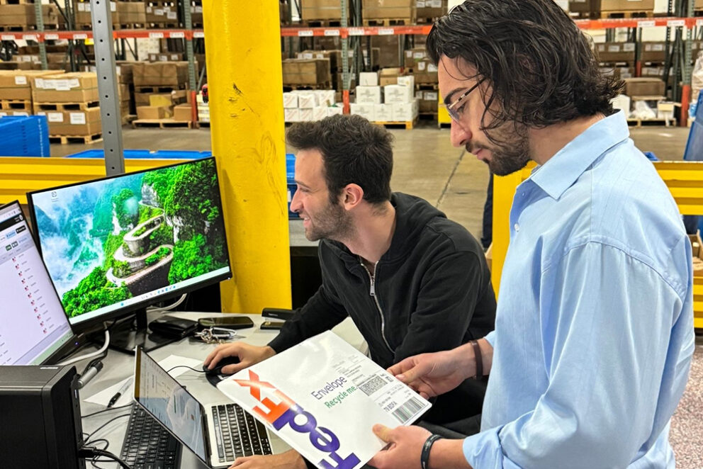 eLogix Warehouse working guys